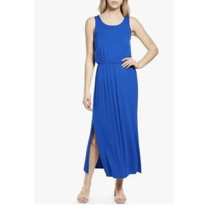 New Caslon Blue Sleeveless Jersey Maxi Dress Nordstrom, Women's ~Size XXS